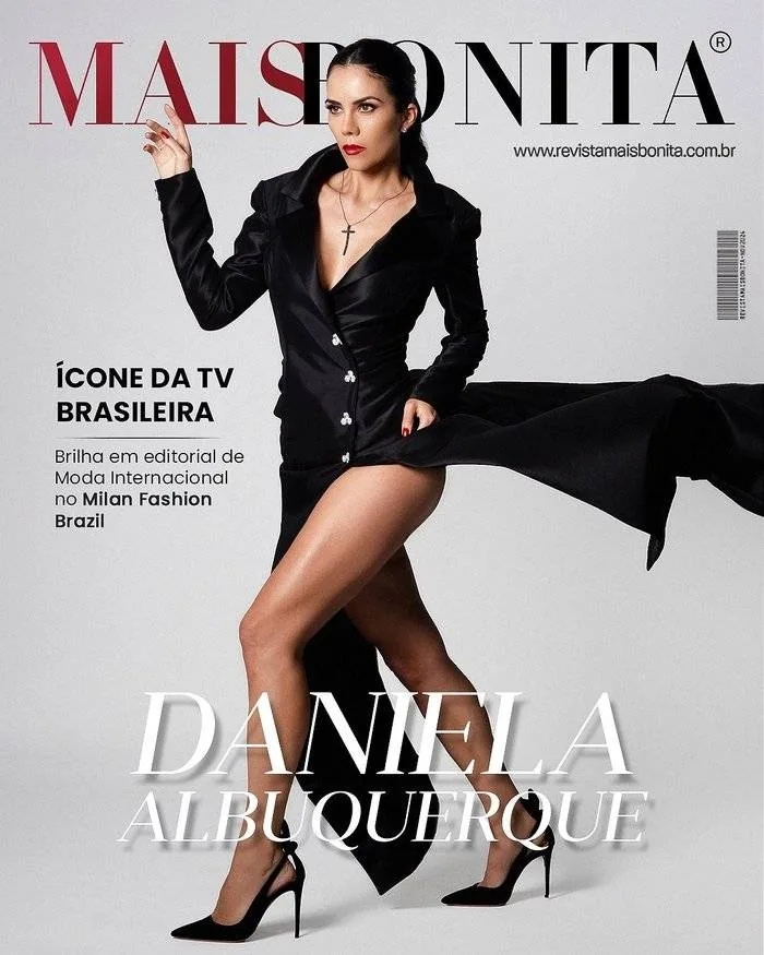 Capa da Revista Mais Bonita com Daniela Albuquerque, beleza por Guetti Reis